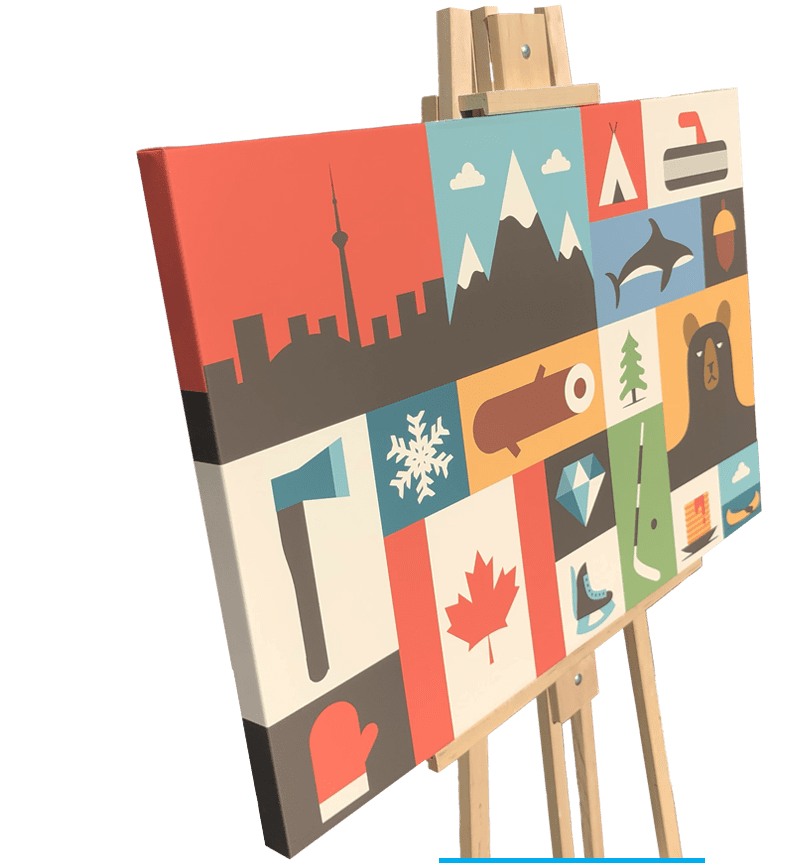 Custom canvas printing for Canada Custom photo printing on canvas